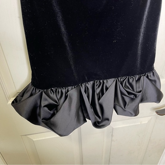 Zara Women’s ZW COLLECTION SHORT VELVET DRESS Sz XS - Picture 7 of 9